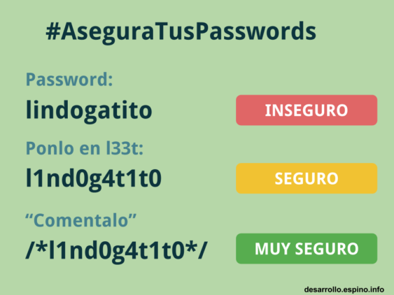 #AseguraTusPasswords
